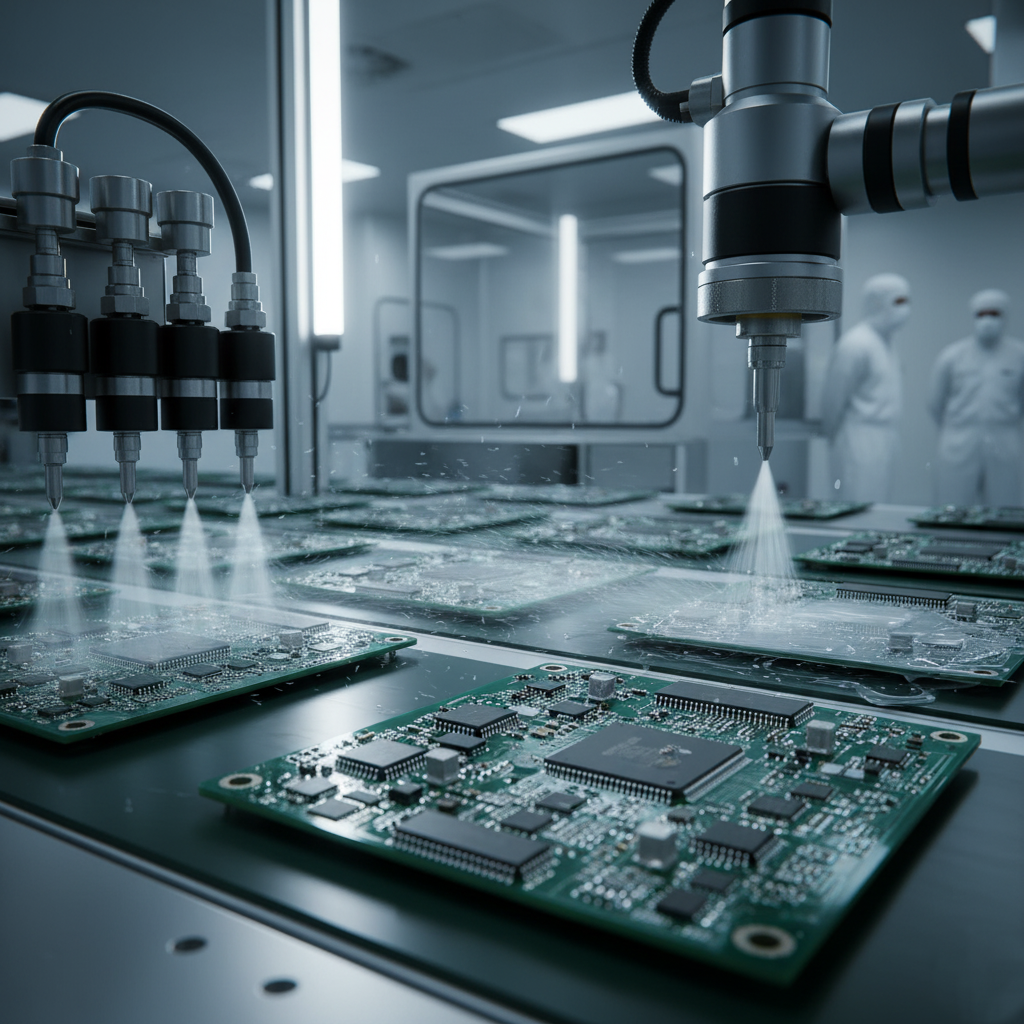 PCB Assembly Blow-off, Cleaning and Conformal Coating