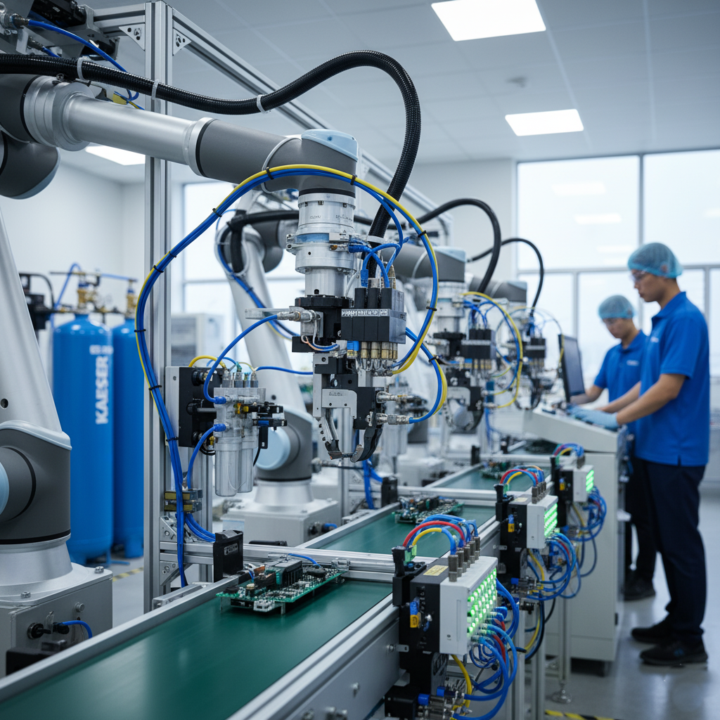 Pneumatic Valves Operations in Assembly and Handling